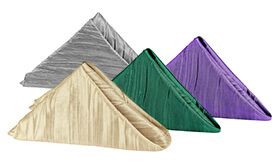Accordion Crushed Taffeta Napkin