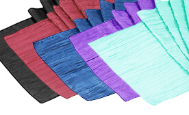 Accordion Crushed Taffeta Table Runner