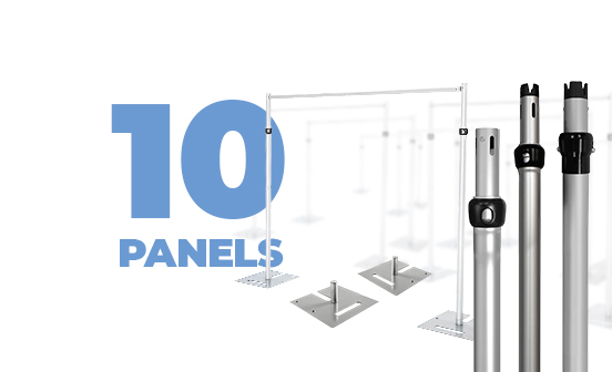 10-Panel Kits (70-120 Feet Wide)