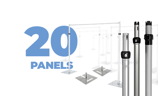20 Panel Kits (140-240 Feet Wide