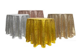Economy Sequin Tablecloths 120