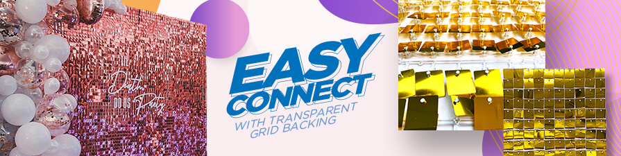 Easy Connect w/ Transparent Grid Backing