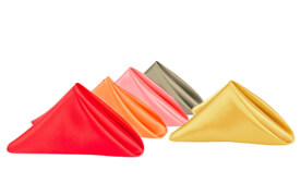 Sleek Satin Napkins
