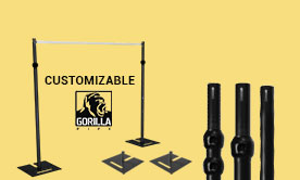 Black Anodized Pipe & Drape Kits
