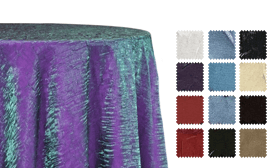 Crushed Shimmer Tablecloths