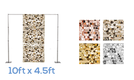 Sequin Payette Curtains - 10ft H x 4.5ft W