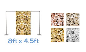 Sequin Payette Curtains - 8ft H x 4.5ft W