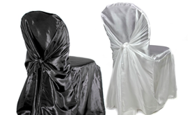Universal-Fit Taffeta Wrap Chair Covers