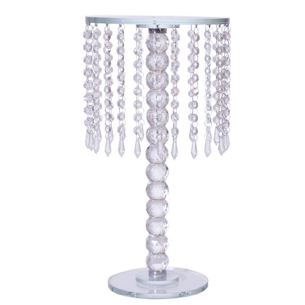 DECOSTAR™ CHANDELIER REAL GLASS CRYSTAL CAKE STANDS CASCADING 18