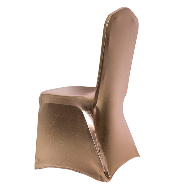 Metallic Gold Spandex Chair Covers Gold Chair Covers for Weddings