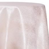Parchment - Designer Mardi Gras Linen Broad Tablecloth by Eastern Mills w/ Brushed Metallic Finish - Many Size Options