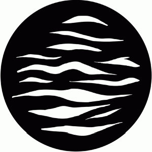 Ripple (Large) - Stock Gobo for Gobo Light Projectors - Choose your size!