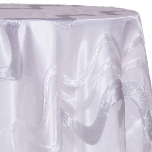 Spa Modern Metallic Sheer Tablecloth Many Size Options