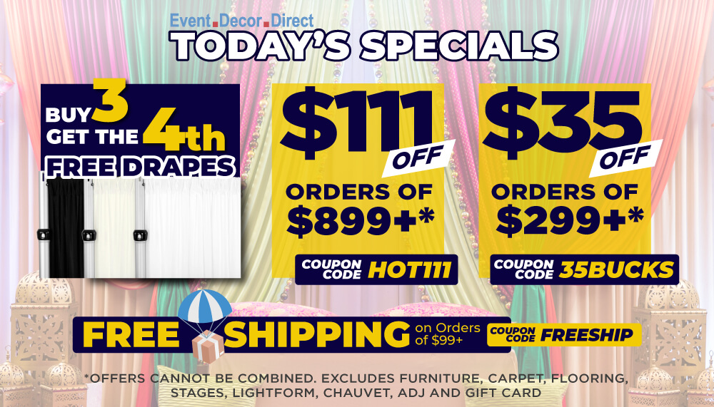 Special Offers & Products On Sale Now Event Decor Direct