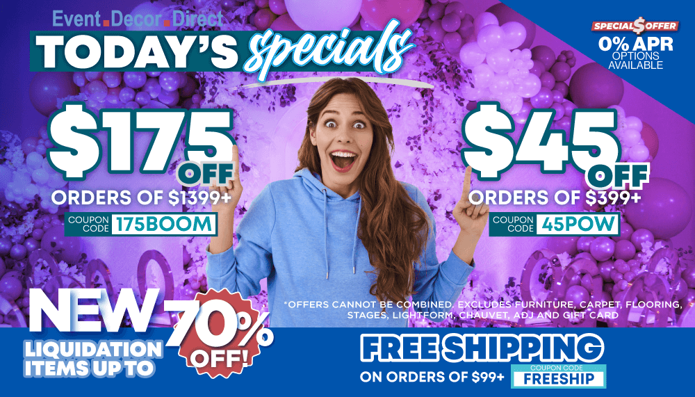 Special Offers & Products On Sale Now Event Decor Direct